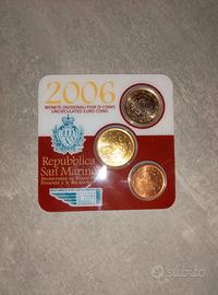 Lotto monete euro San Marino 2006