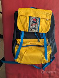Zaino Invicta jolly anni 80/90 giallo e blu 