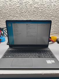 Notebook HP 15s-fq1048nl  CPU i3 RAM 8GB DIFETTOSO