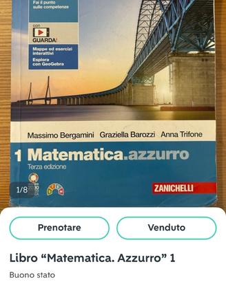 Libro Matematica.azzurro 1