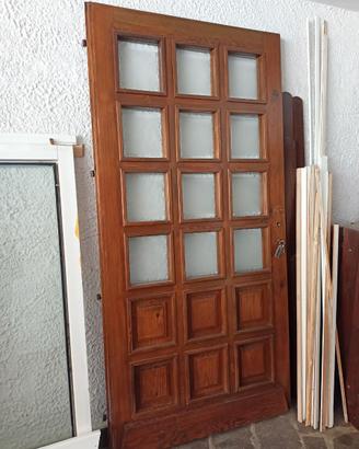 Portoncino ingresso in legno