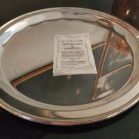 Vassoio ovale, stile inglese, placcato argento