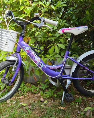 Bici da bambina con coniglietti, ruote da 16