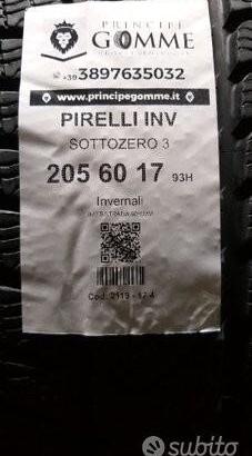 2 gomme 205 60 17 pirelli a2119