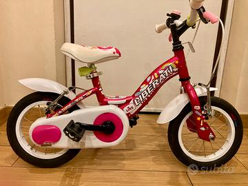 Bici bambina 2-4 anni con/senza rotelle PERFETTA