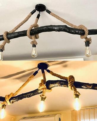 Lampadario fatto a mano