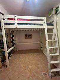 Letto a soppalco STORA Ikea, 140x200