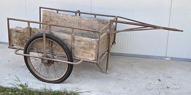 Carretto a mano, carro contadino, anni 50