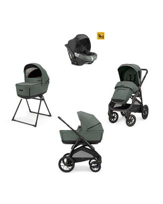 Trio Inglesina Aptica XT verde con telaio nero