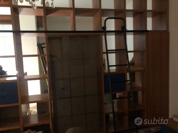 Soggiorno completo puro ciliegio e cristallo