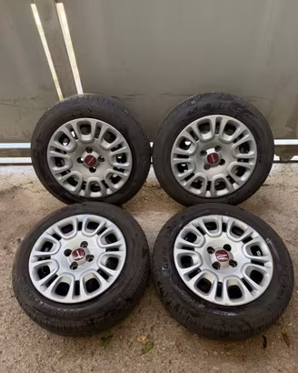 4 CERCHI IN FERRO DA 14” FIAT PANDA- 500- YPSILON