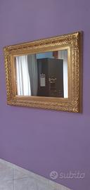 specchio dorato 120x90 