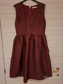 Vestito da donna bordeaux nuovissimo