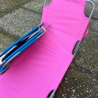 Sdrai per spiaggia