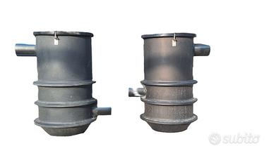 Pozzetto filtra foglie dalle acque piovane