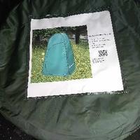 Tenda portatile pop up per cambiare privacy stock 