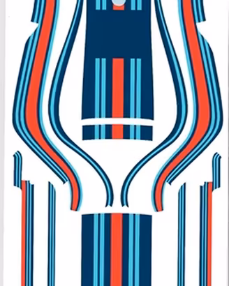 Decals Porsche 935 Martini 1/12 Tamiya