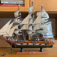 Modello nave a vela in legno “Mercury”