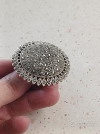 Grande anello vintage in argent