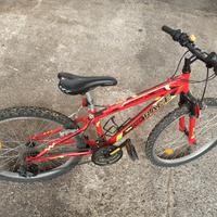 bicicletta bimbo/a rossa