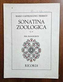 Sonatina Zoologica per Piano - Tedesco - Ricordi