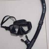 Set Maschera e Boccaglio  Snorkel Scilla Top Dry