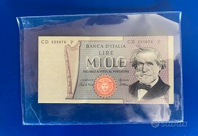 Moneta cartacea di lire  1000