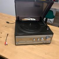 Giradischi vintage + CD/Radio/USB (cassette KO)