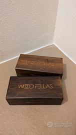 2 scatole occhiali Wood Fellas bambù 