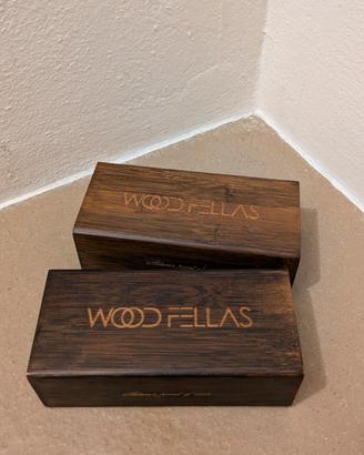 2 scatole occhiali Wood Fellas bambù 