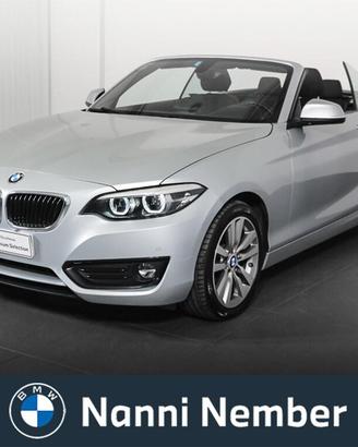 BMW Serie 2 220d Cabrio Advantage auto my18