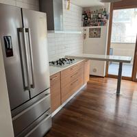 Cucina Lube legno massello piano Okite