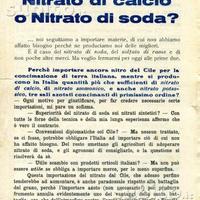 Opuscolo nitrato di calcio 1939