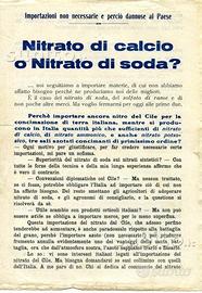 Opuscolo nitrato di calcio 1939