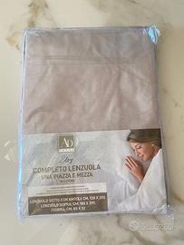 Completo Lenzuola Piazza e Mezza "Elsy" AD Trend