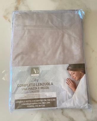 Completo Lenzuola Piazza e Mezza "Elsy" AD Trend