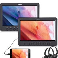 Coppia di monitor e lettori dvd per auto