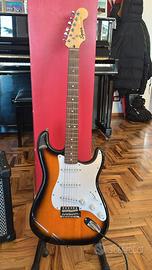 Squier Stratocaster by Fender +stand (free)