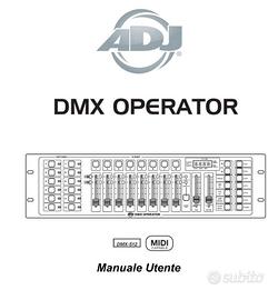 Manuale istruzioni in italiano ADJ mixer luci DMX