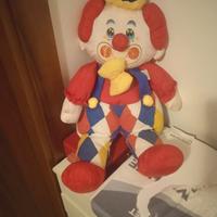 Peluche pagliaccio altezza circa 50cm 