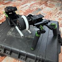 Spallaccio LANPARTE + FollowFocus + Piastra V-lock