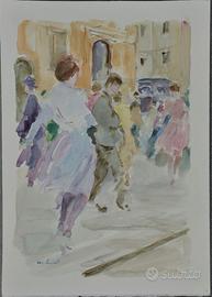Picariello Valerio (Bologna 1948-2010) Acquerello