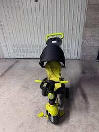SmarTrike Triciclo Swing Deluxe 650-0900 - 4 In 1, Per Bambini 10-36 Mesi, Con Tettuccio E Borsa