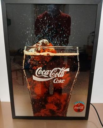 insegna luminosa coca cola 