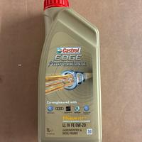 Olio auto 0w-20 Castrol e 0w-30 Longlife