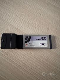 Scheda express card 34 USB 3.0