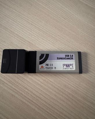 Scheda express card 34 USB 3.0