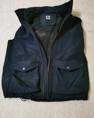 Gilet impermeabile con cappuccio 