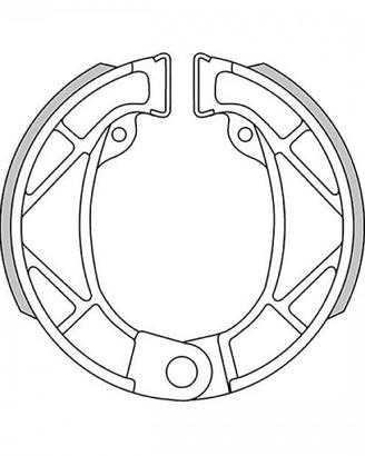 Coppia ceppi freno posteriore per Aprilia Classic 