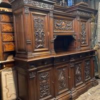Grande credenza rinascimentale mobile dispensa